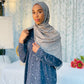 Printed Jersey Hijab: Italian Coyote