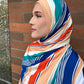 Printed Jersey Hijab: Sporty Beach Ready