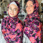 Printed Jersey Hijab: Purple Ikat