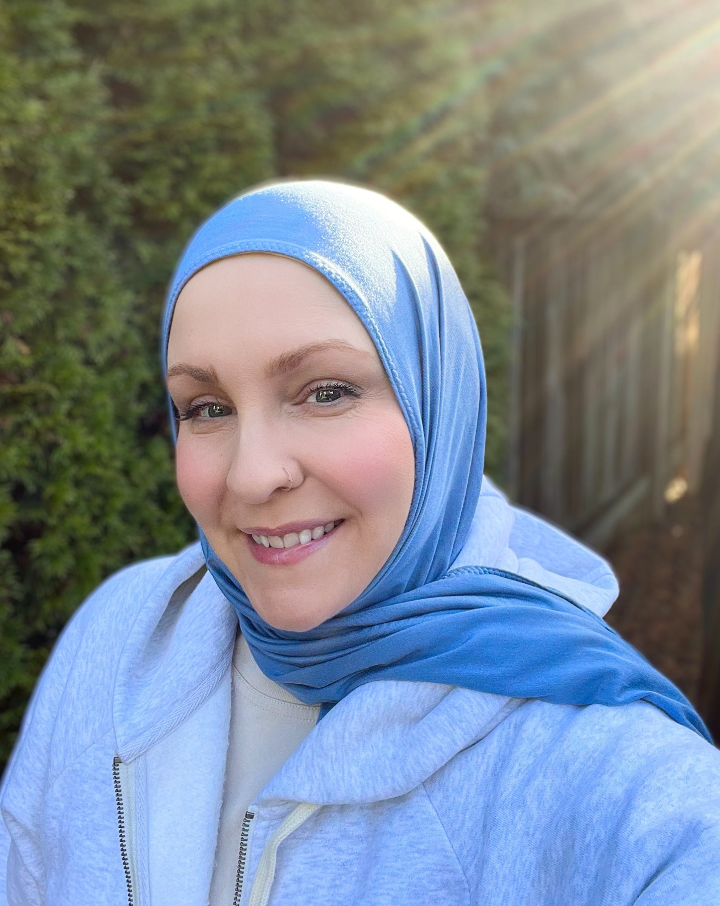 Jersey Hijab: Shadow Blue