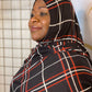 Printed Jersey Hijab: Italian Lujo Plaid