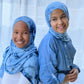 Tie Dye Jersey Hijab: Deep Ocean