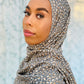 Printed Jersey Hijab: Italian Coyote