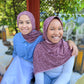 Printed Jersey Hijab: Celebration Burgundy
