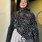 Printed Jersey Hijab: Cat Woman Meow