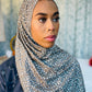 Printed Jersey Hijab: Italian Coyote