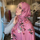 Printed Jersey Hijab: Sabratah Garden