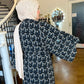 Signature MC Kimono: Geometric Black