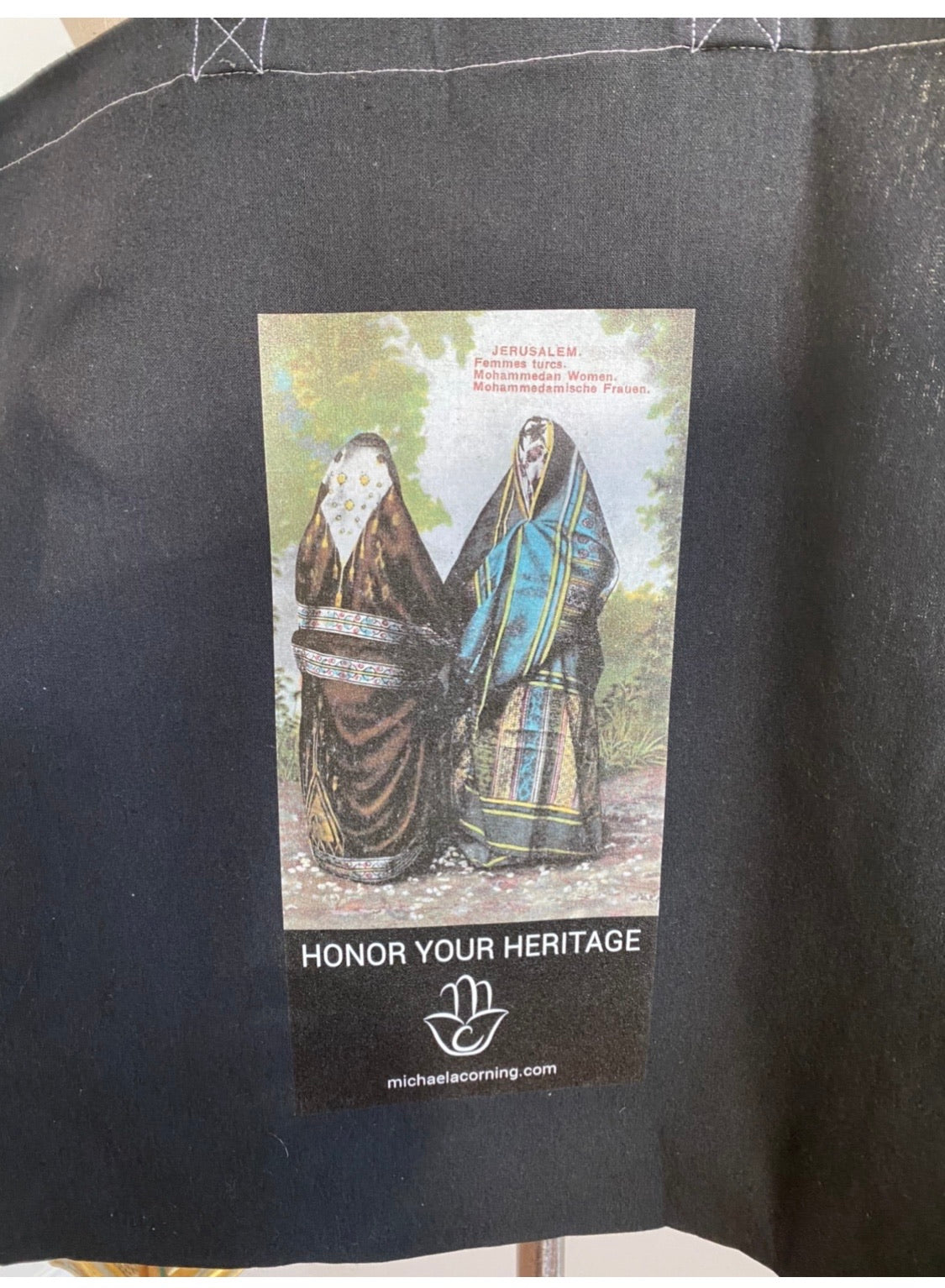 Vintage Postcard - Palestinian Women Tote Bag