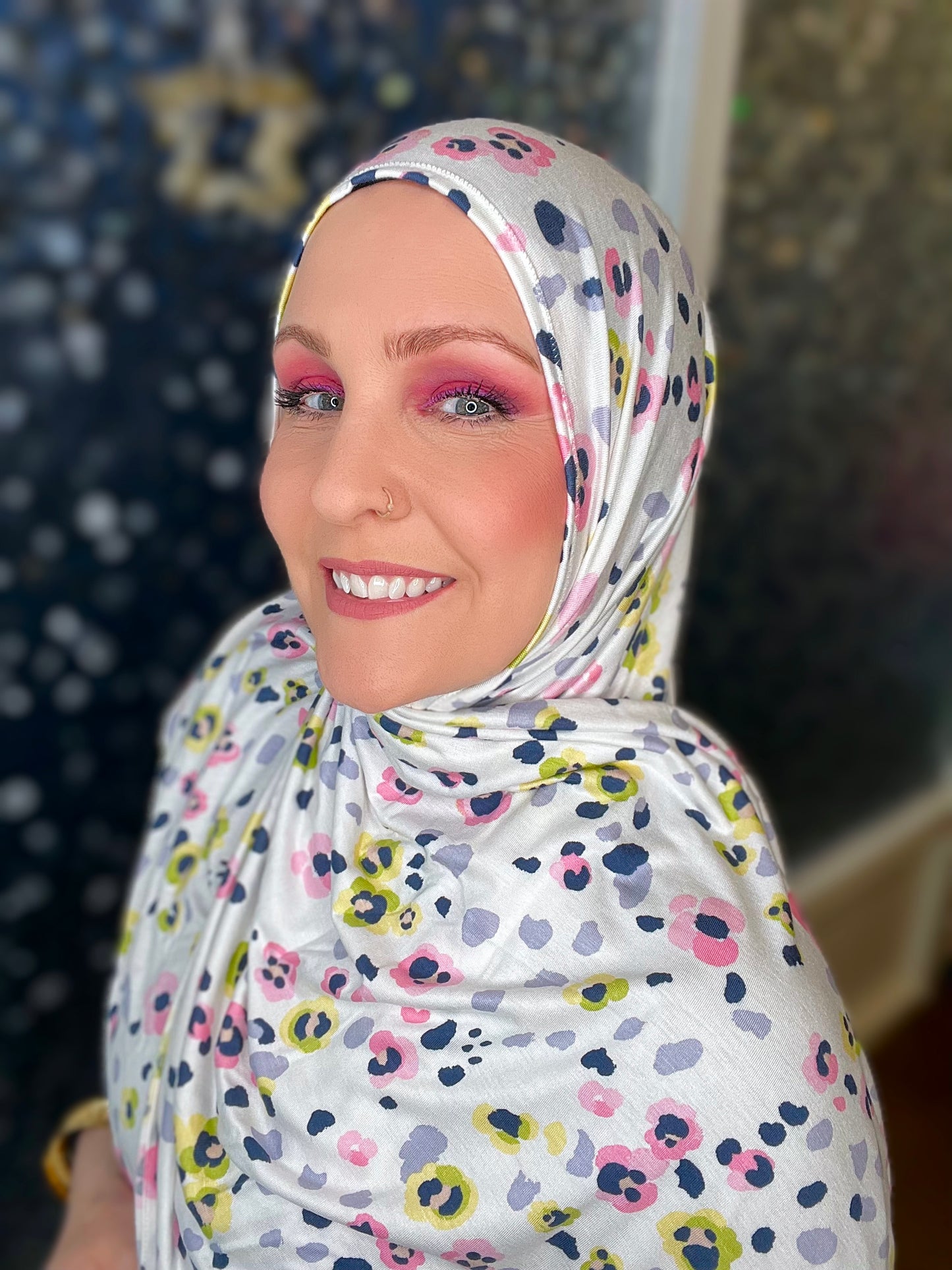 Printed Jersey Hijab: Hello Hip Kitty