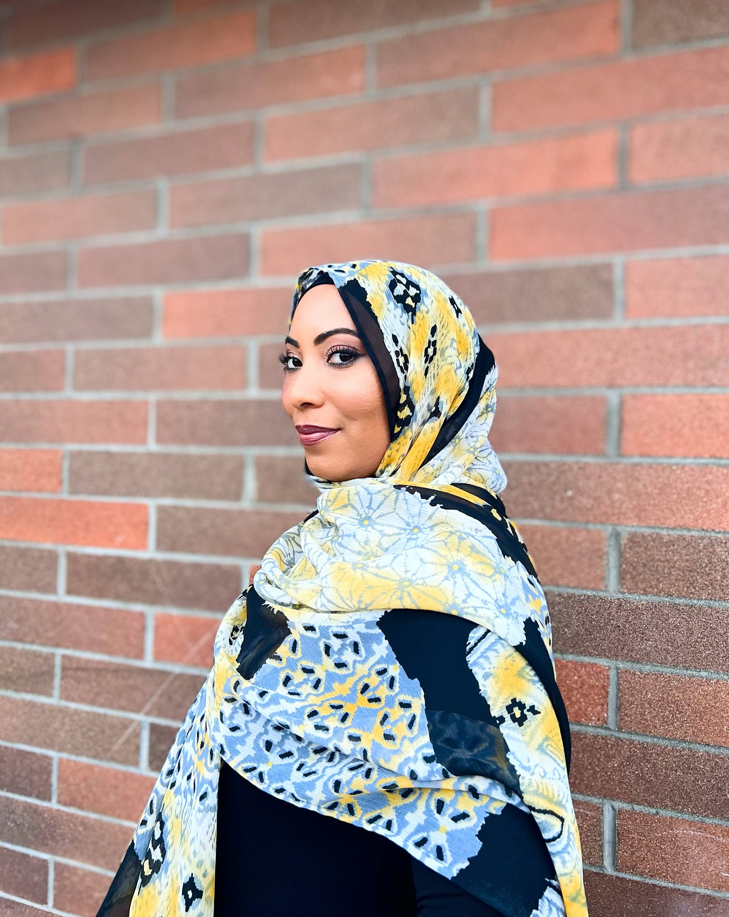 Crinkle Chiffon Hijab: Zuri