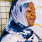 Tie Dye Jersey Hijab: Stormy Skies