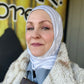 Woven Jersey Hijab: Snow White