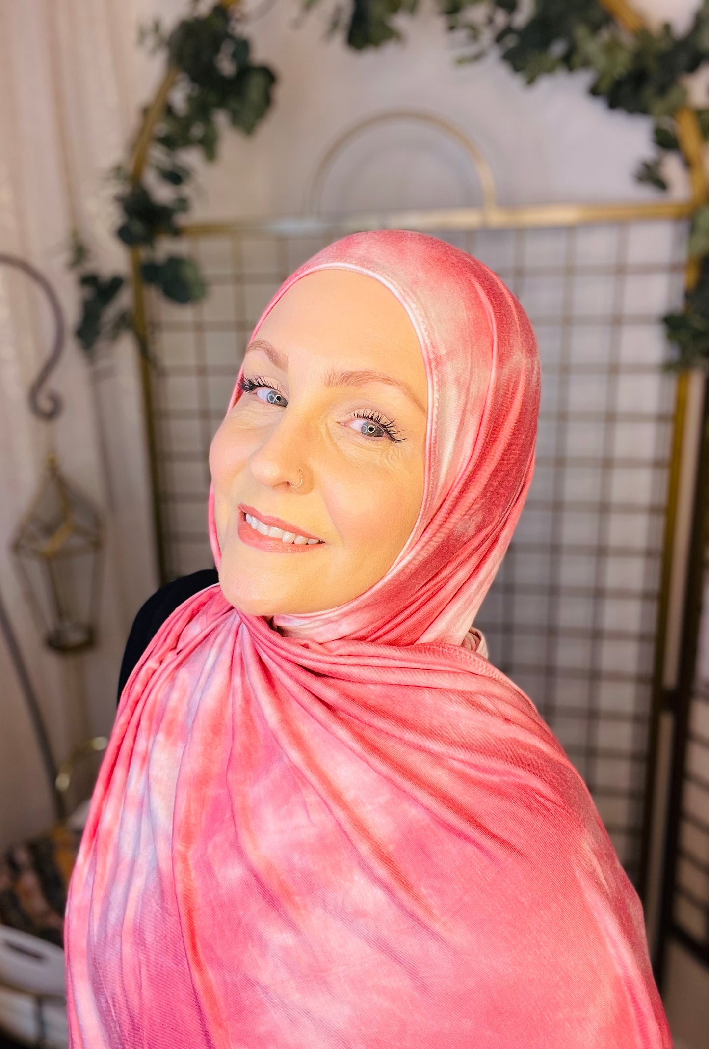 Tie Dye Jersey Hijab: Candy Crush