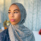 Printed Jersey Hijab: Italian Coyote