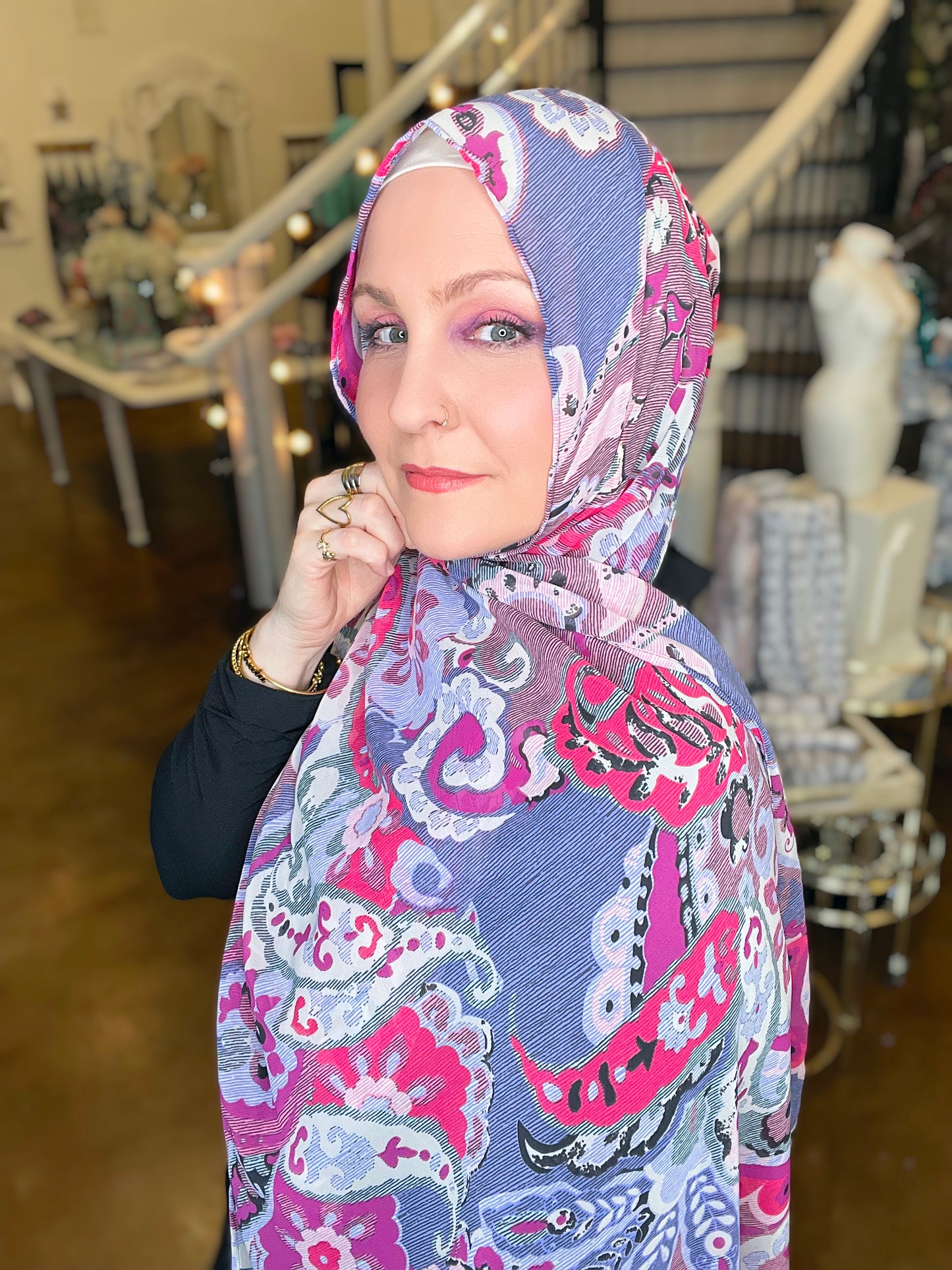 Chiffon Hijab: Prime Time Paisleys