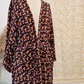 Signature MC Kimono: Geometric Bordeaux