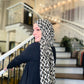 Printed Jersey Hijab: Mae's Beige Bengal