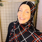 Printed Jersey Hijab: Italian Lujo Plaid