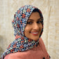 Designer Rayon Chiffon Hijab: Retro Chic