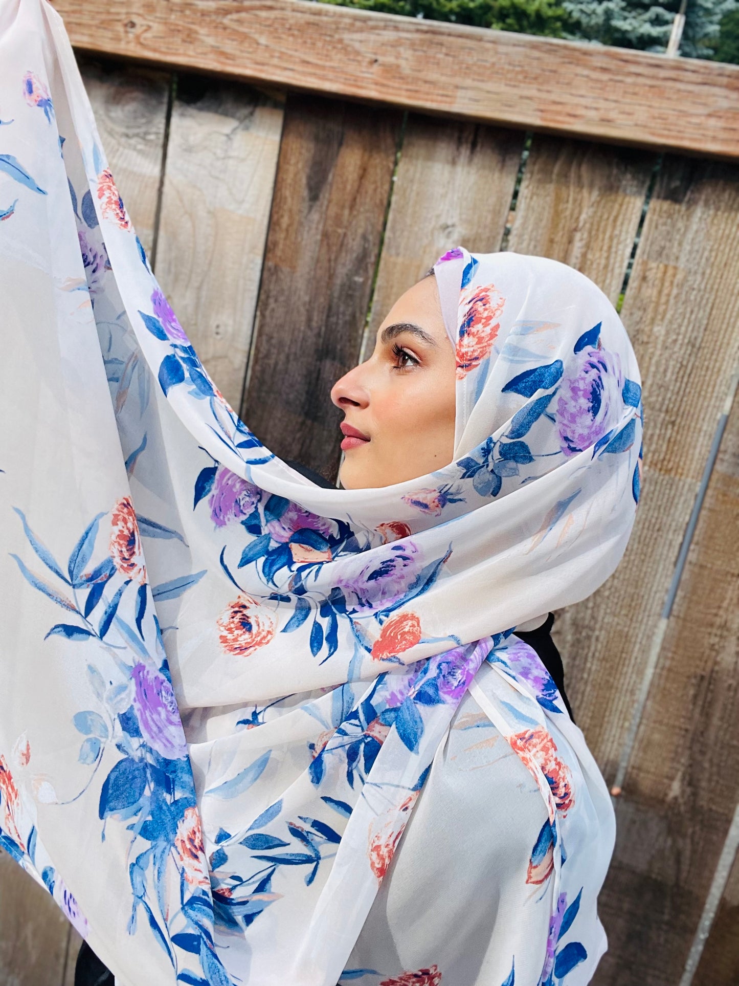 Limited Edition Crepe Chiffon Hijab: Homecoming Queen