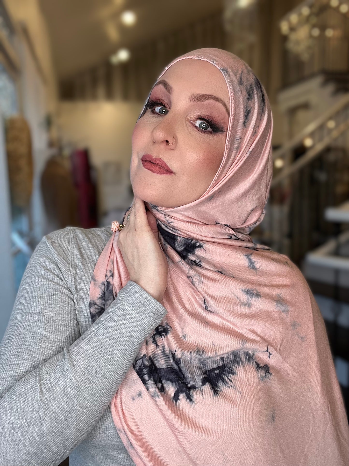 Tie Dye Jersey Hijab: Ciao Quarantine