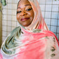Tie Dye Jersey Hijab: Watermelon Mojito
