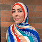 Printed Jersey Hijab: Sporty Beach Ready