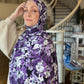 Printed Jersey Hijab: Wild Flowers