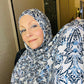 Printed Jersey Hijab: Casablanca Cool