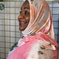 Tie Dye Jersey Hijab: Watermelon Mojito