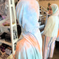 Tie Dye Jersey Hijab: Brooding Sunset & Sky
