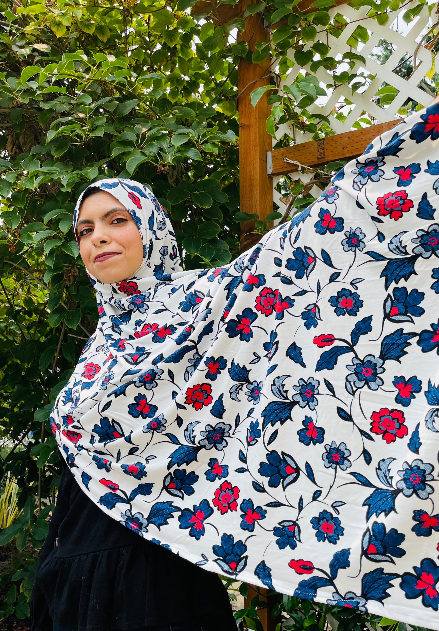 Printed Jersey Hijab: Palestinian Artisan Vibes