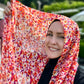 Chiffon Hijab: Floral Explosion