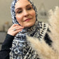 Printed Jersey Hijab: Spring Ready Ikat
