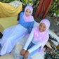 Printed Jersey Hijab: Pink Roses