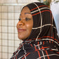 Printed Jersey Hijab: Italian Lujo Plaid