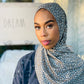 Printed Jersey Hijab: Italian Coyote