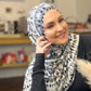 Printed Jersey Hijab: Spring Ready Ikat