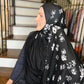 Printed Jersey Hijab: Faded Roses