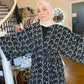 Signature MC Kimono: Geometric Black