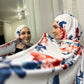 Printed Jersey Hijab: First Roses of Spring
