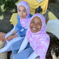 Printed Jersey Hijab: Pink Roses