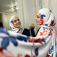 Printed Jersey Hijab: First Roses of Spring