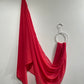 Crinkle Chiffon Hijab: Hot Pink