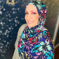 Printed Jersey Hijab: Aloha