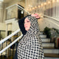 Printed Jersey Hijab: Mae's Beige Bengal