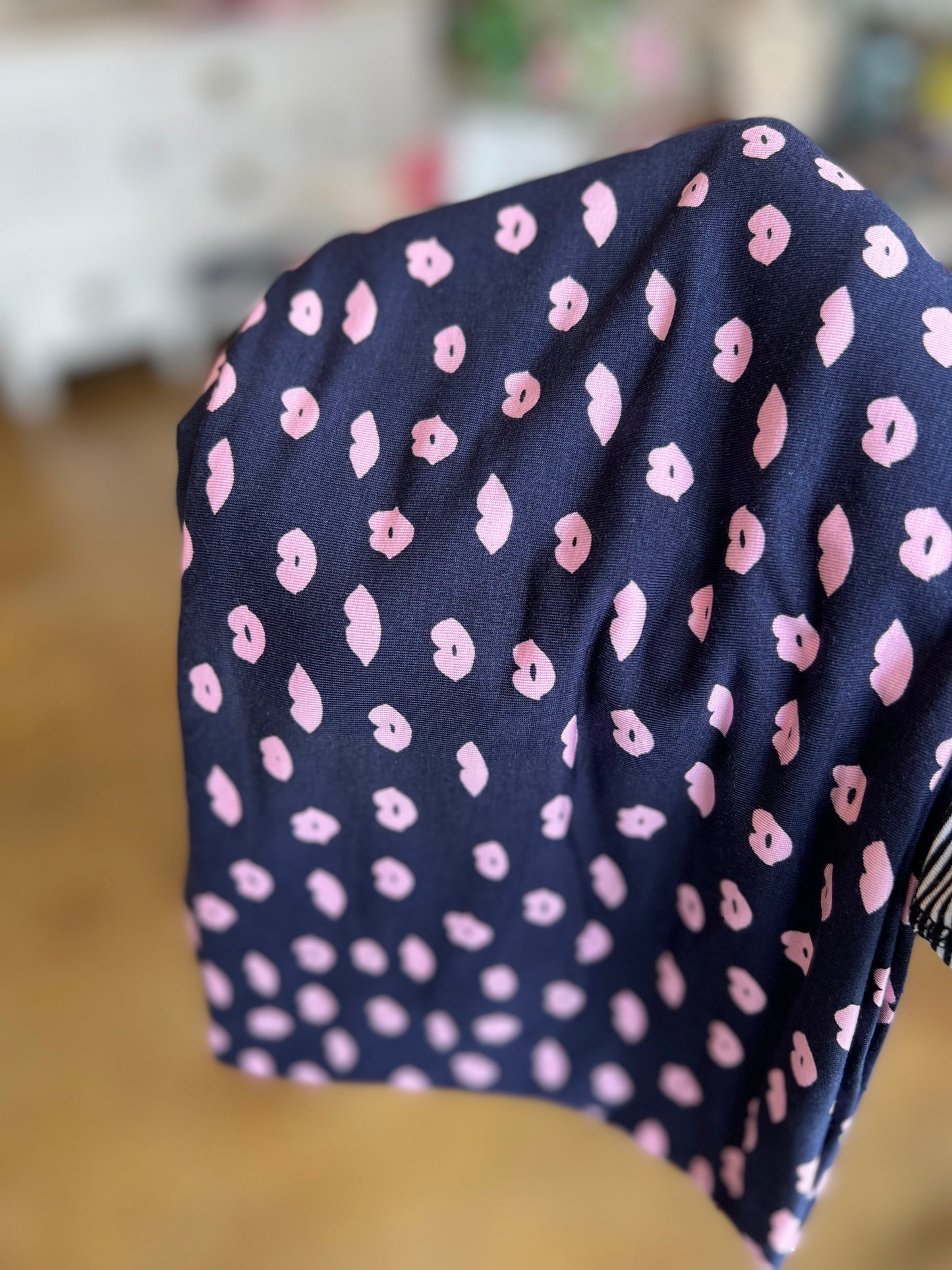 Printed Jersey Hijab: Luscious Lips