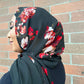 Limited Edition Chiffon Hijab: Moody Roses