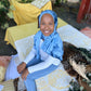 Tie Dye Jersey Hijab: Deep Ocean